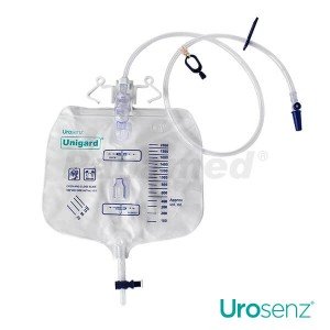 Urosenz Unigard Urine Drainage Bag with Non-Return Valve, 2500ml 